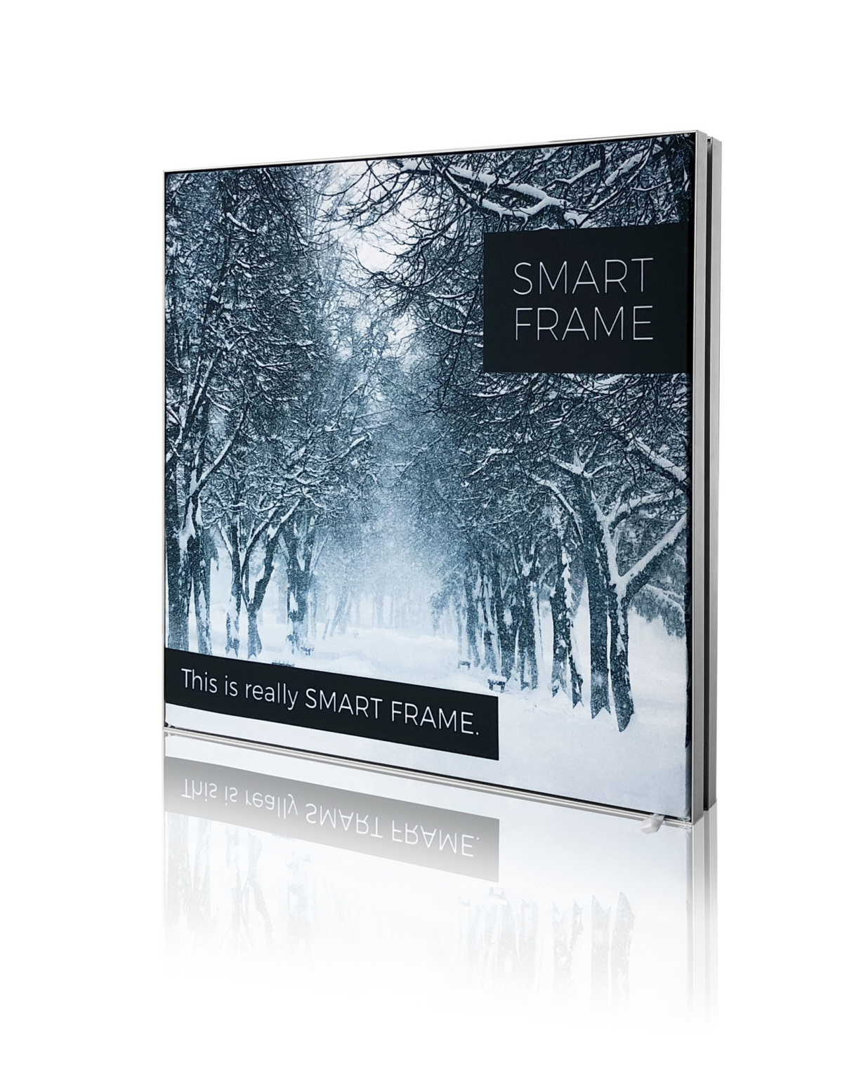 Gestalten Sie individuelle Displays mit Textile Stenter Frames. Mit einer Vielzahl von Designs können Sie dünne Leuchtkästen oder doppelseitige Rahmen erstellen, die aufgehängt werden können.