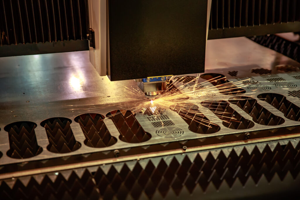 CNC-Laserschneiden von Metall