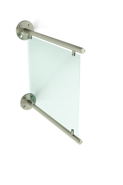 Holen Sie sich die perfekte Lösung für Ihre Display-Bedürfnisse mit Pipe Cantilever's Edelstahl-Schilderhalter. Shop jetzt für die besten Displays!